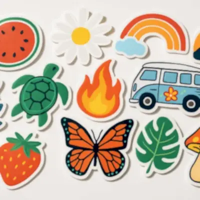 Sticker Çıkartma Yapışkanlı Kağıt Baskısı ve Kesimi
