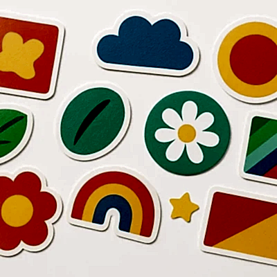 Sticker Çıkartma Yapışkanlı Kağıt Baskısı ve Kesimi